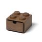 Preview: 40200902 | Wooden Desk Drawer 2x2 - Dark Oak