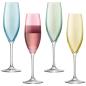Preview: L.S.A. | G978-08-294 | Polka Champagne Glass 225 ml Set of 4 Pieces