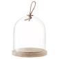 Preview: L.S.A. | G1048-15-301 | Ivalo Serving Dome with Wooden Base Ø 15 cm