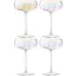 Preview: L.S.A. | G1332-11-401 | Pearl Champagne Saucer 300 ml Set of 4 Pieces