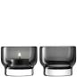 Preview: L.S.A. | G1550-06-970 | Utility Tealight Holder 6cm Set of 2 Pieces