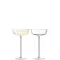 Preview: L.S.A. | G1554-07-155 | Champagne Theatre Champ. Saucer 190 ml Set of 2 Pieces
