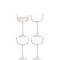 Preview: L.S.A. | G1619-09-301 | Borough Cocktail Saucer 240 ml Set of 4 Pieces