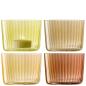 Preview: L.S.A. | G060-07-148 | Gems Tealight Holder H6 cm Assorted Amber x 4