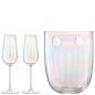Preview: L.S.A. | G1707-00-916 | Pearl Champagne Set Mother of Pearl 250 ml/H24,5 cm