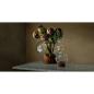 Preview: L.S.A. | G1718-13-301 | Oblate Vase H13,5 cm/ø 15 cm Clear/Walnut **