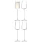 Preview: L.S.A. | G1720-08-301 | Metropolitan Champagne Flute 230 ml Clear x 4