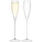 Preview: L.S.A. | G279-07-991B | Wine Champagne Flute 5oz Clear x 2