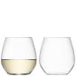 Preview: L.S.A. | G887-13-991B | Wine Stemless White Wine Glass 13oz Clear x 2
