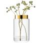 Preview: L.S.A. | G1746-40-358 | Aurum Vase/Lantern H40cm Clear/Gold