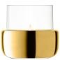 Preview: L.S.A. | G1746-08-358 | Aurum Tealight Holder/Vase 8.5cm Clear/Gold