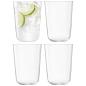 Preview: L.S.A. | G1747-20-301 | Arc Tumbler 550ml Clear Set of 4 Pieces