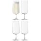 Preview: L.S.A. | G1748-09-301 | Arc Champagne Flute 240ml Clear Set of 4 Pieces