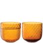Preview: L.S.A. | G1749-11-131 | Dapple Tumbler 300ml Sun Amber Set of 2 Pieces