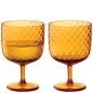 Preview: L.S.A. | G1750-12-131 | Dapple Wine Glass 325ml Sun Amber Set of 2 Pieces