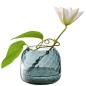 Preview: L.S.A. | G1753-07-165 | Dapple Tealight holder/vase H7cm Water Blue