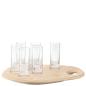 Preview: L.S.A. | G1758-06-301 | Palette Shot Set Clear & Ash Board W24cm/L29cm Clear