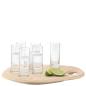 Preview: L.S.A. | G1758-06-301 | Palette Shot Set Clear & Ash Board W24cm/L29cm Clear