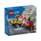 Preview: 60458 | Pizza vs. Fire Truck Race Car Pack