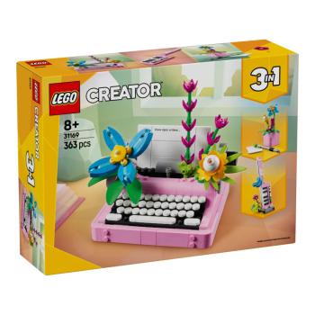 31169 | Typewriter with Flowers