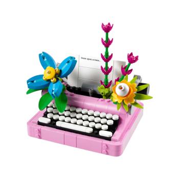 31169 | Typewriter with Flowers