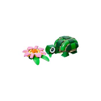 Preview: 31377 | Turtle With a Water Lily Flower
