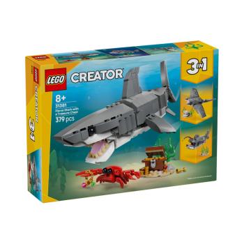 31381 | Fierce Shark With a Treasure Chest