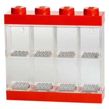 40650001 | Minifigure Display Case 8 Red