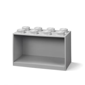 41151740 | Iconic Brick Shelf 2x4 Light Grey