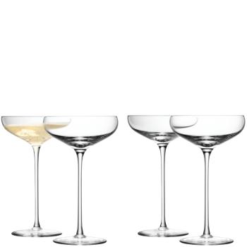 L.S.A. | G730-11-991 | Wine Culture Champagne Glass 300 ml Set of 4 Pieces