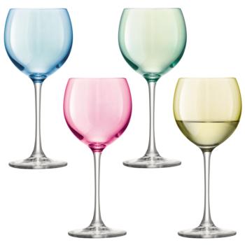 L.S.A. | G932-14-294 | Polka Wine Glass 400 ml Set 4 Pieces