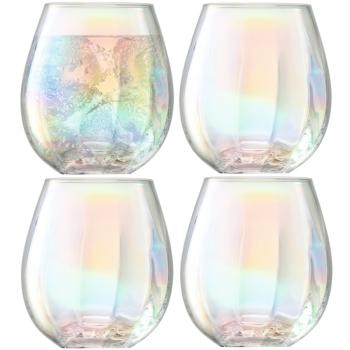 L.S.A. | G1331-15-401 | Pearl Tumbler 425 ml Set of 4 Pieces