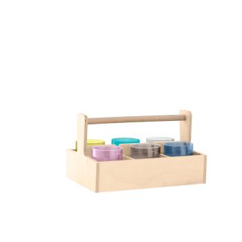 L.S.A. | G1347-06-666 | Nomad Highball/Beer Set 510 ml Assorted Colours/Birch Ply Set of 6 Pieces