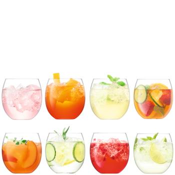 L.S.A. | G1363-16-301 | Balloon Tumbler 450 ml Set of 8 Pieces