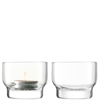 L.S.A. | G1550-06-835 | Utility Tealight Holder 6cm Set of 2 Pieces