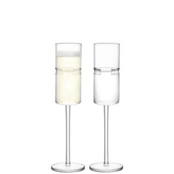 L.S.A. | G1615-06-333 | Horizon Champagne Flute 180 ml Set of 2 Pieces
