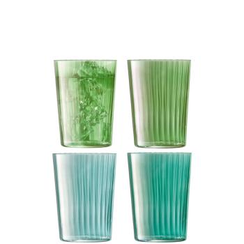 L.S.A. | G060-09-150 | Gems Tumbler 310 ml Jade Set of 4 Pieces