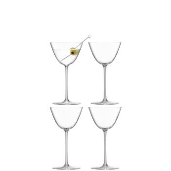 L.S.A. | G1619-07-301 | Borough Martini Glass 195 ml Set of 4 Pieces
