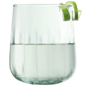 L.S.A. | G1656-15-988 | Mia Tumbler 410 ml Recycled/Part Optic x 4