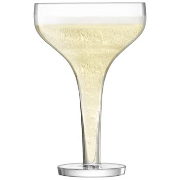 L.S.A. | G1660-05-301 | Epoque Champagne Saucer 150 ml Clear x 2