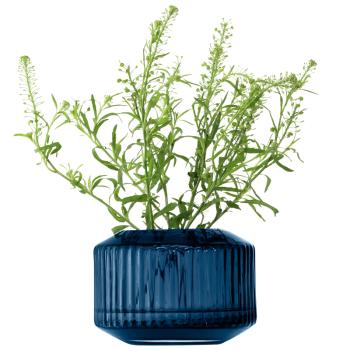 L.S.A. | G1655-07-610 | Rotunda Tealight Holder/Vase H7 cm Sapphire