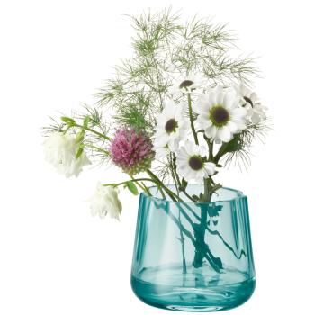 L.S.A. | G1706-08-895 | Lagoon Tealight Holder/Vase H8 cm Sea Green
