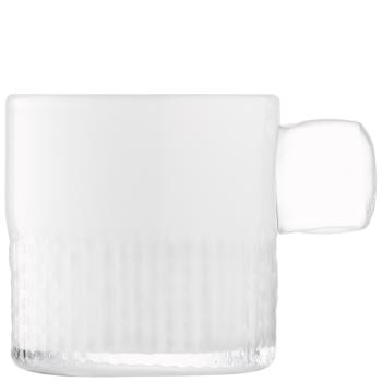 L.S.A. | G1708-09-136 | Handle Tealight Holder H9 cm Milk White