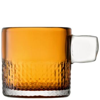 L.S.A. | G1708-09-137 | Handle Tealight Holder H9 cm Amber