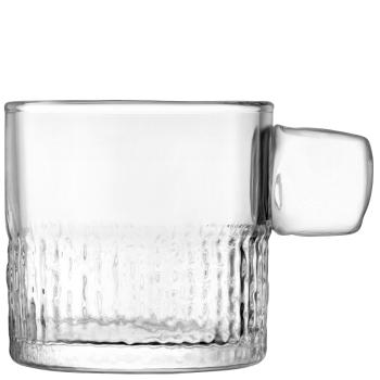 L.S.A. | G1708-09-148 | Handle Tealight Holder H9 cm Clear