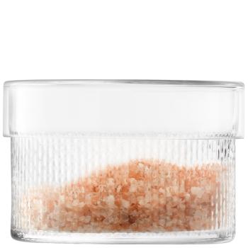 L.S.A. | G1712-12-148 | Wicker Container & Lid Ø 19 cm/H12,5 cm Clear