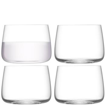L.S.A. | G1719-13-301 | Metropolitan Stemless Glass 360 ml Clear x 4