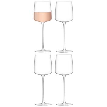 L.S.A. | G1720-13-301 | Metropolitan Wine Glass 350 ml Clear x 4