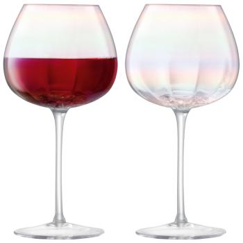 L.S.A. | G1332-16-401B | Pearl Red Wine Glass16oz Mother of Pearl x 2
