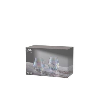 L.S.A. | G1331-15-401B | Pearl Tumbler 14oz Mother of Pearl x 2